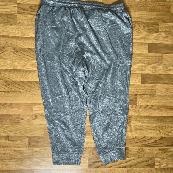 Anne Klein Womens Jogger Pants Elastic Waist Mid Rise Silver Size 3X NWT - Picture 12 of 14